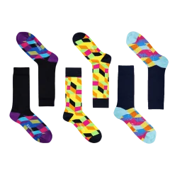 OddBalls Socks Tetris Bundle - 3 Pack Sock Bundle