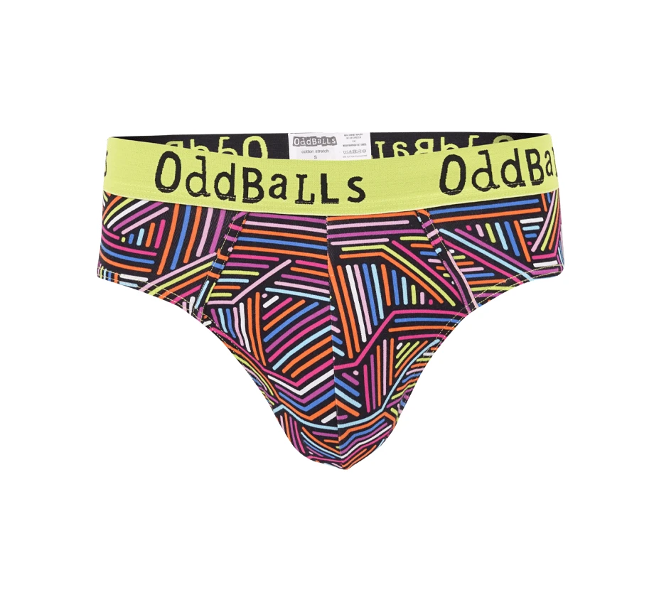 OddBalls Underground - Men's Funny & Comfortable Briefs | Premium Cotton Underwear 3 OddBalls Underground - Mens Briefs