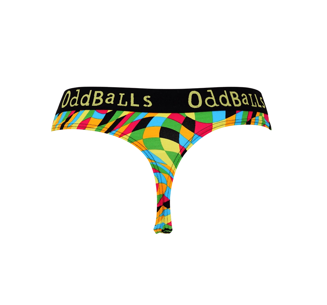 OddBalls Vortex - Ladies Thong Thongs | Comfortable & Stylish Women's Underwear 3 OddBalls Vortex - Ladies Thong Thongs
