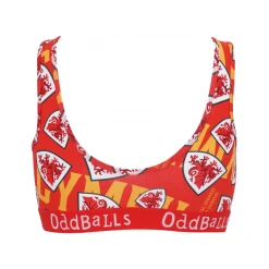 OddBalls FA Wales Red - Ladies Bralette Bralettes