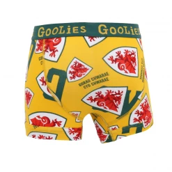 OddBalls Boys Boxer Shorts (Kids) FA Wales Yellow - Kids Boxer Shorts - Goolies