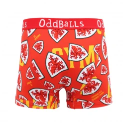 OddBalls FA Wales Red - Mens Boxer Shorts