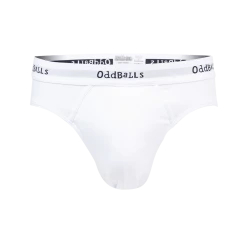 OddBalls White & Black - Teen Boys Briefs