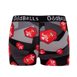 OddBalls Welsh Rugby Union - Away - Teen Girls Boxers Teen Girls Boxer Shorts