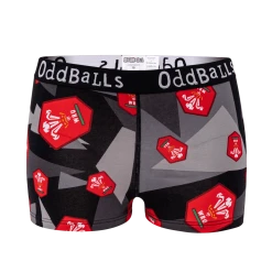 OddBalls Welsh Rugby Union - Away - Ladies Boxers