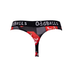 OddBalls Thongs Welsh Rugby Union - Away - Ladies Thong