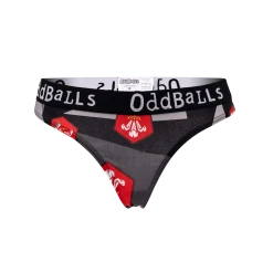 OddBalls Thongs Welsh Rugby Union - Away - Ladies Thong