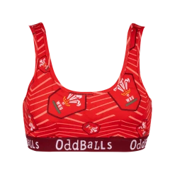 OddBalls Welsh Rugby Union - Home - Ladies Bralette