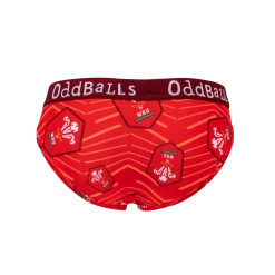 OddBalls Welsh Rugby Union - Home - Ladies Briefs