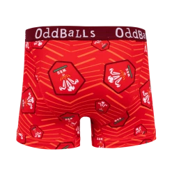 OddBalls Welsh Rugby Union - Home - Mens Boxer Shorts