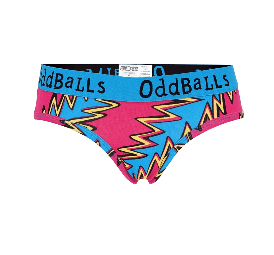 OddBalls Zap - Ladies Briefs | Fun & Comfortable Women's Underwear 3 OddBalls Zap - Ladies Briefs