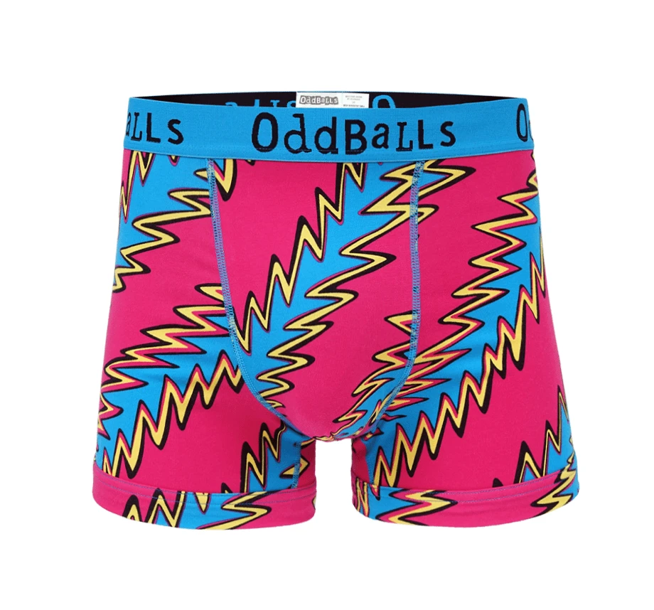 OddBalls Zap - Fun & Comfortable Teen Boys Boxer Shorts | Vibrant Underwear for Teens 3 OddBalls Zap - Teen Boys Boxer Shorts