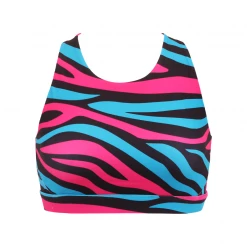 OddBalls Zebra - Teen Girls Sports Bra Teen Girls Sports Bras