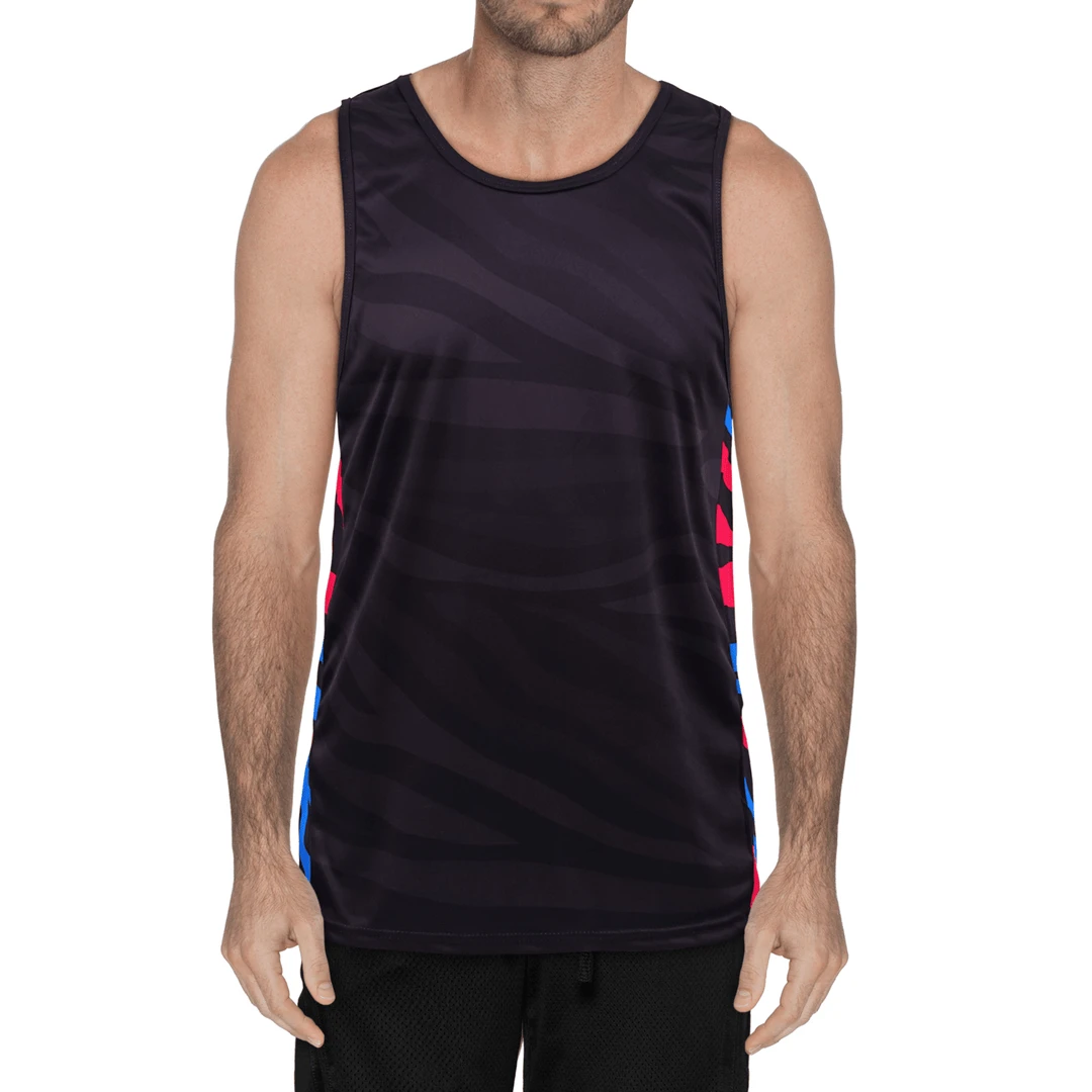 OddBalls Zebra Tech Fit Running Vest - Lightweight & Breathable Sportswear for Men & Women 4 OddBalls Zebra - Tech Fit - Running Vest